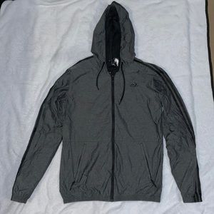 Grey Adidas Windbreaker